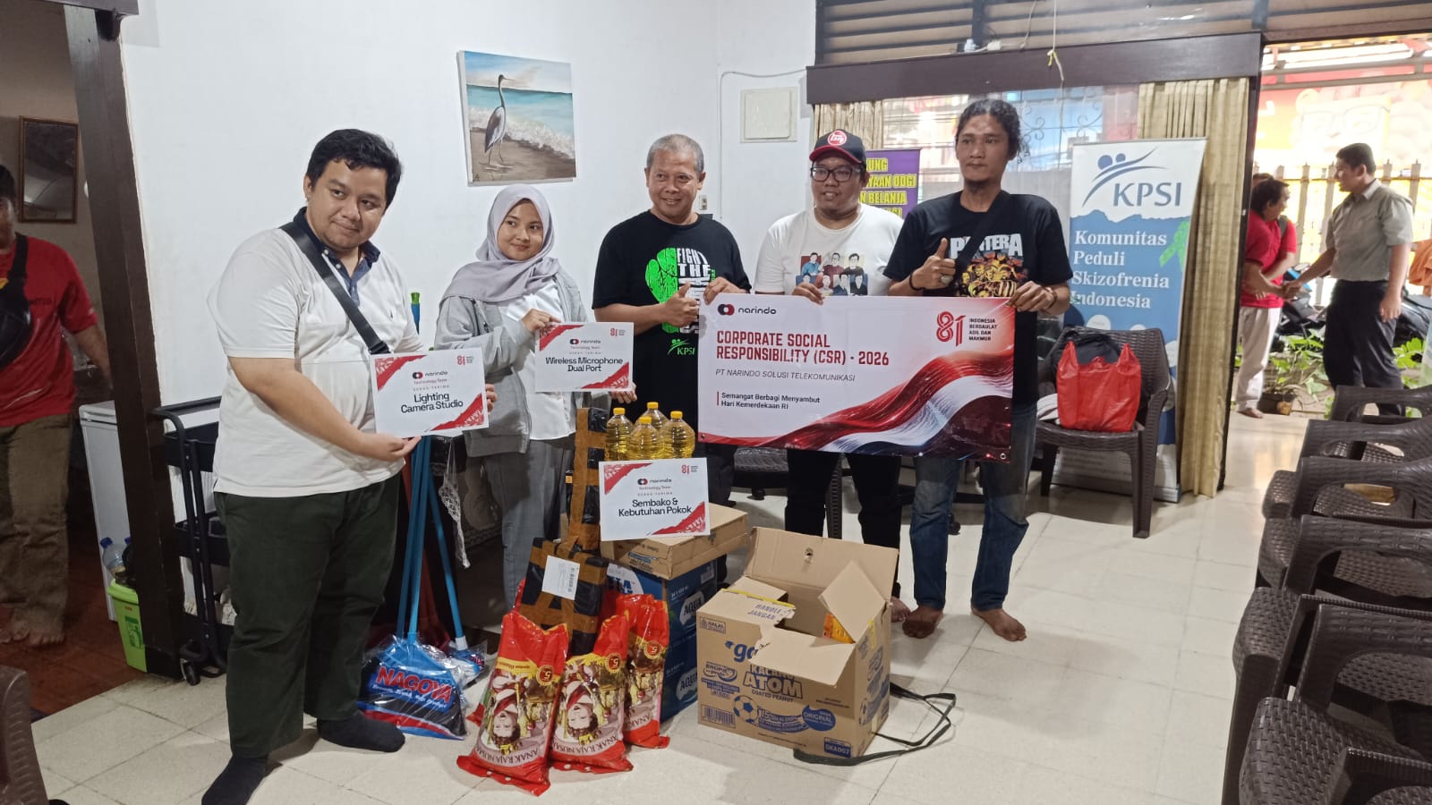CSR PT Narindo Solusi Telekomunikasi
